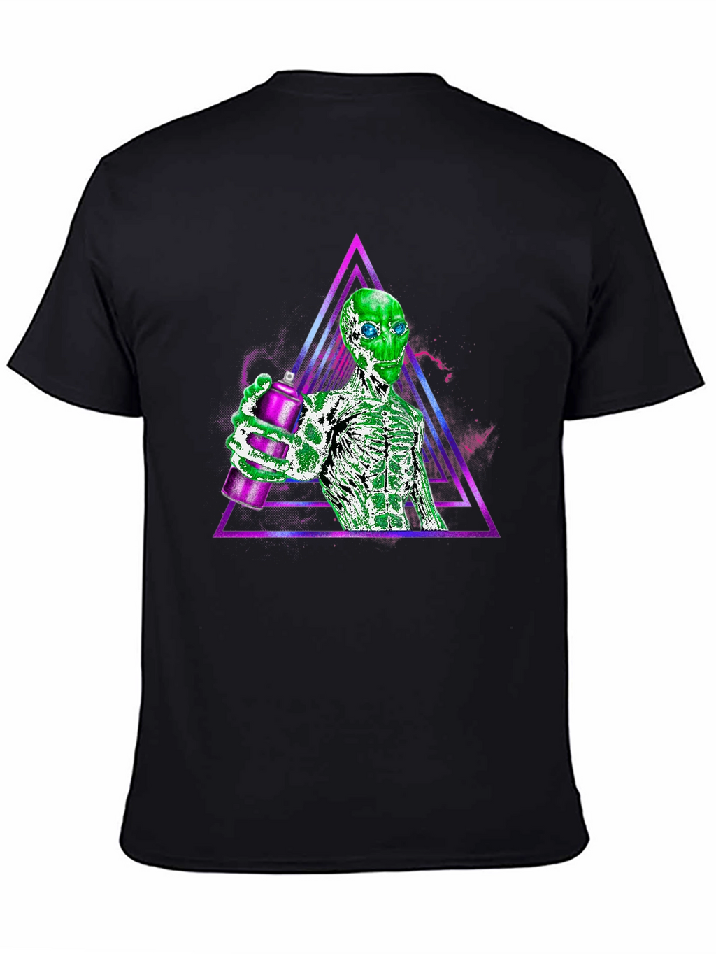 Alien Spray Paint Graphic Tee