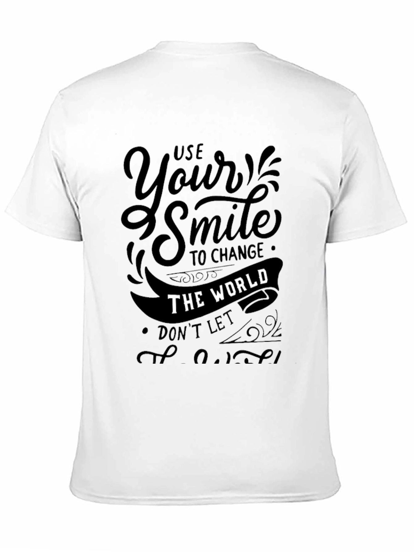Use Your Smile Graphic T-Shirt - Inspiring Positive Message