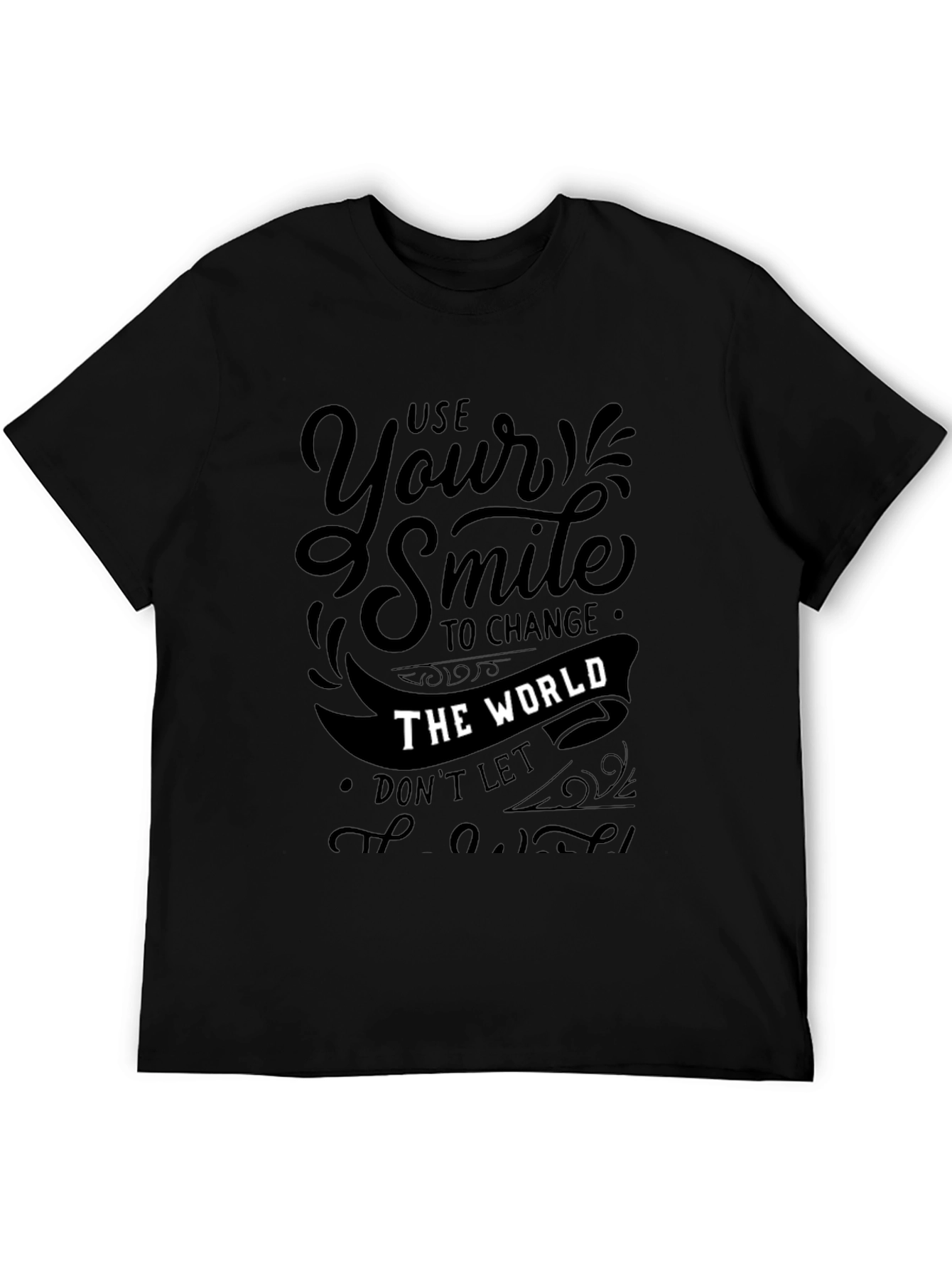 Use Your Smile Graphic T-Shirt - Inspiring Positive Message
