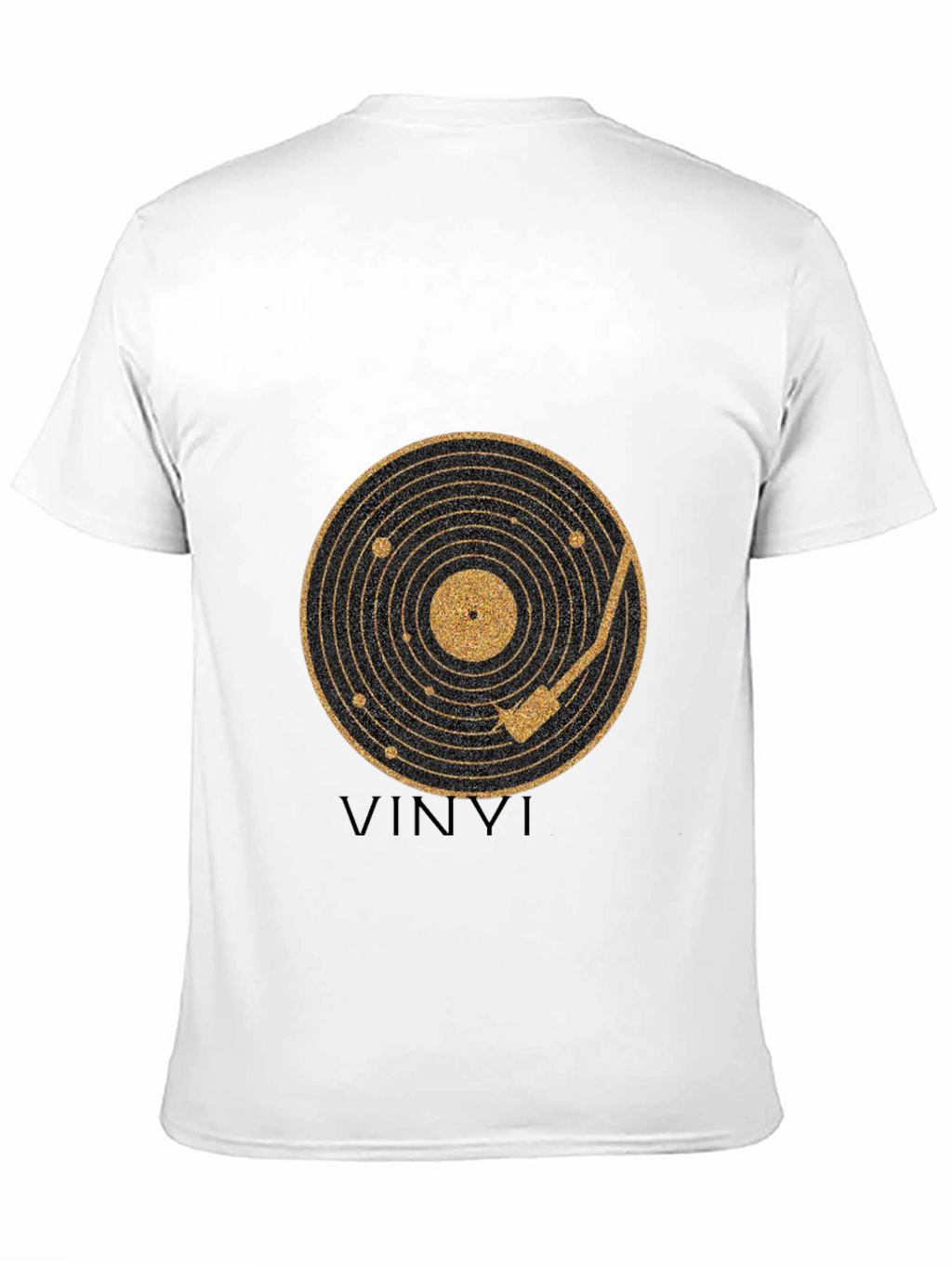 Vinyl Record Graphic Black T-Shirt