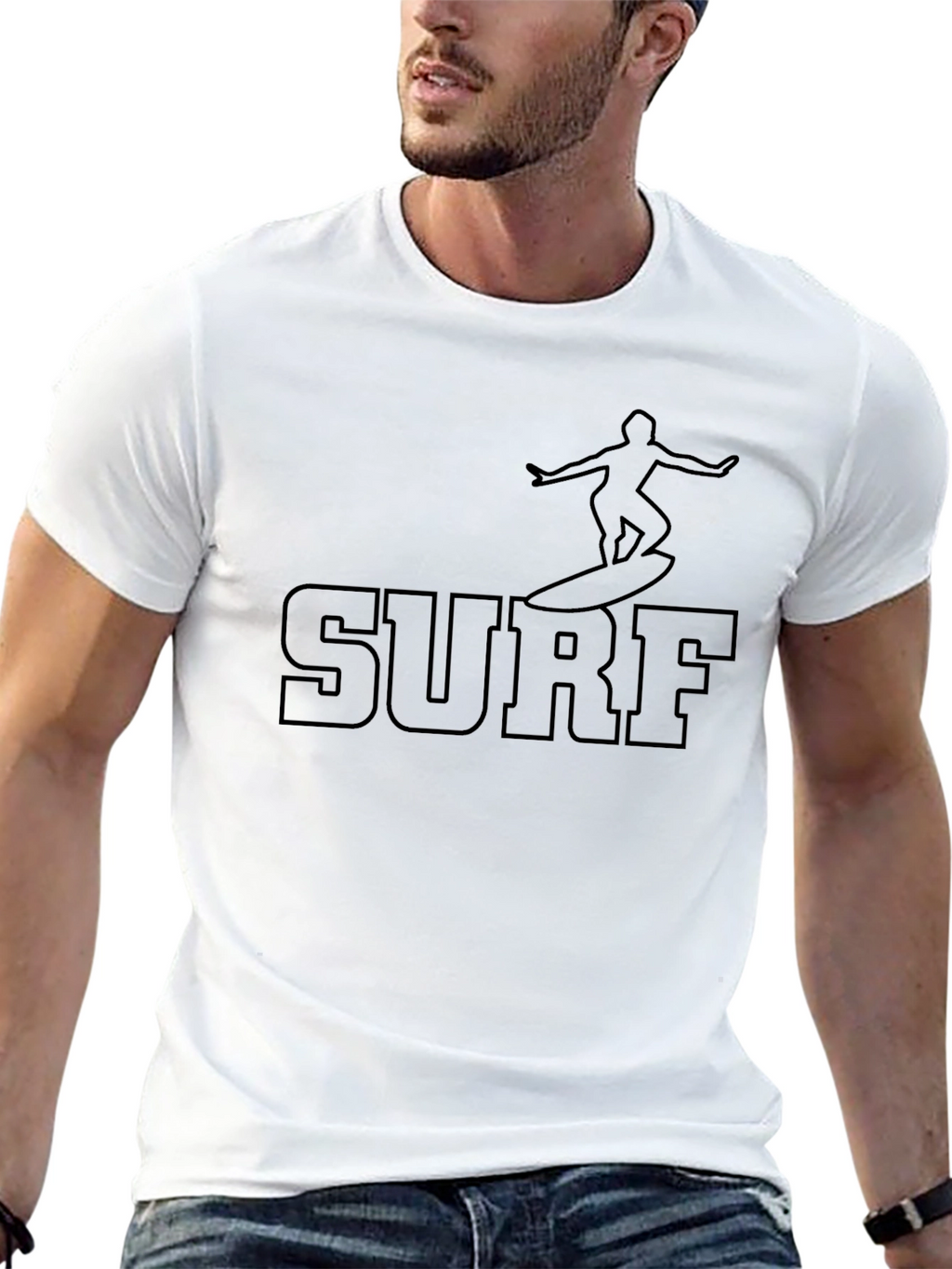 Surf Graphic Tee - Cool Summer Vibes