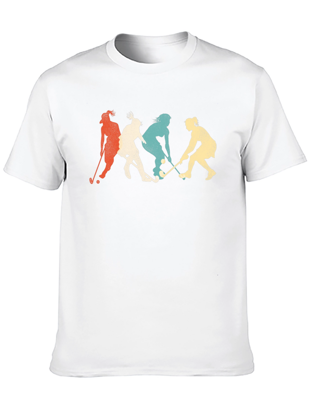 Field Hockey Player Retro T-Shirt