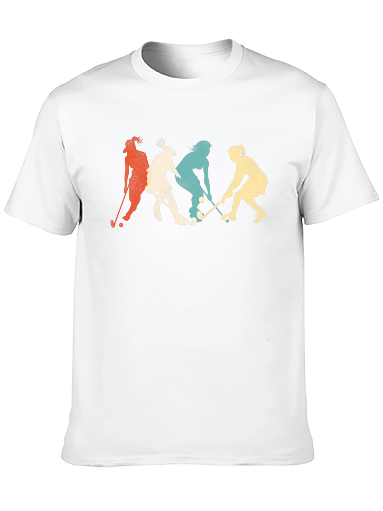Field Hockey Player Retro T-Shirt
