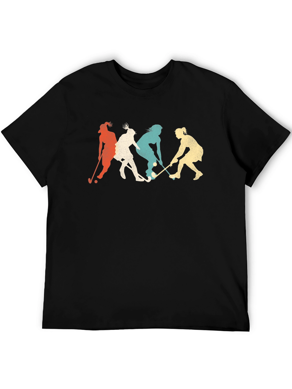 Field Hockey Player Retro T-Shirt