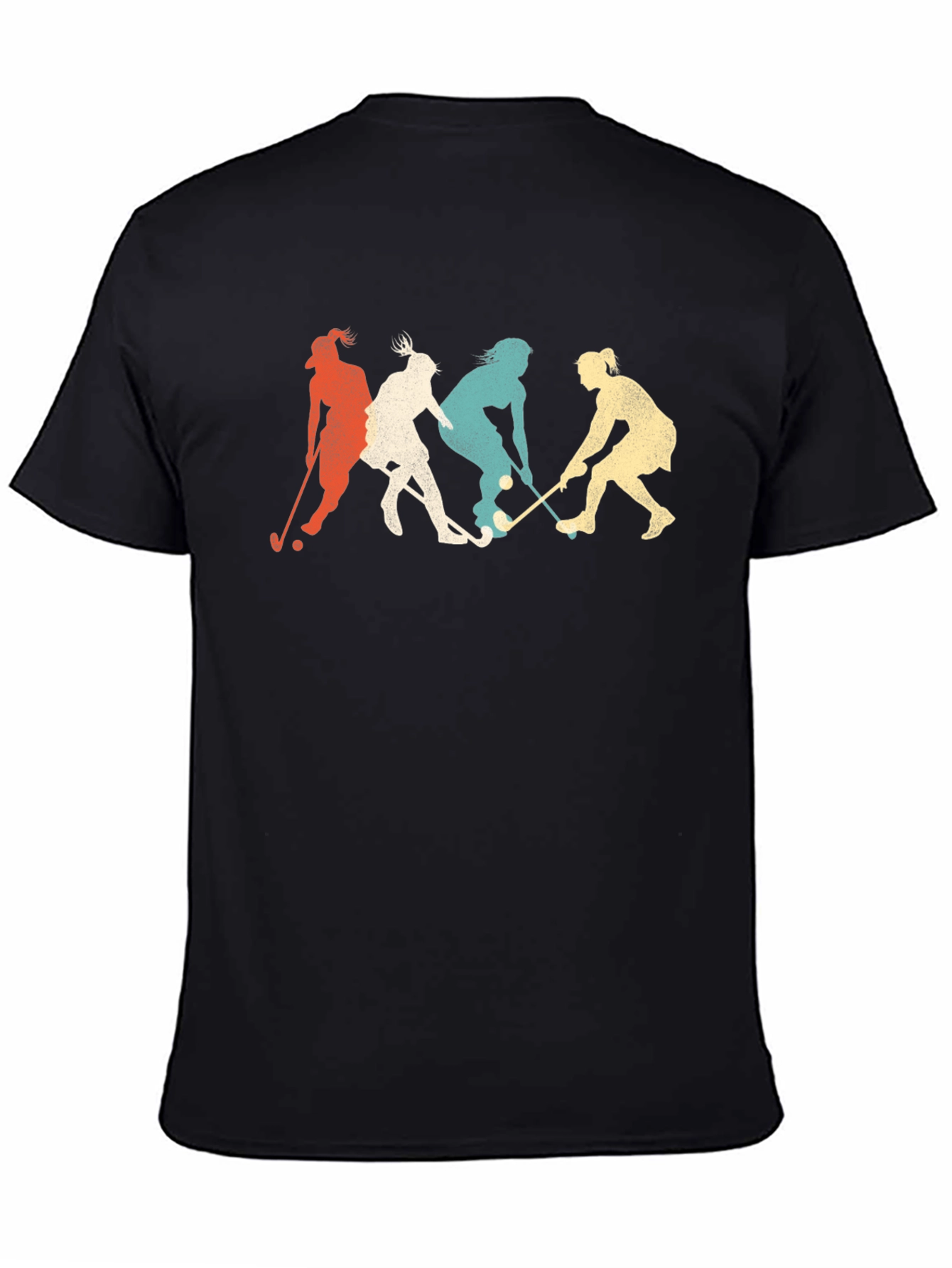 Field Hockey Player Retro T-Shirt