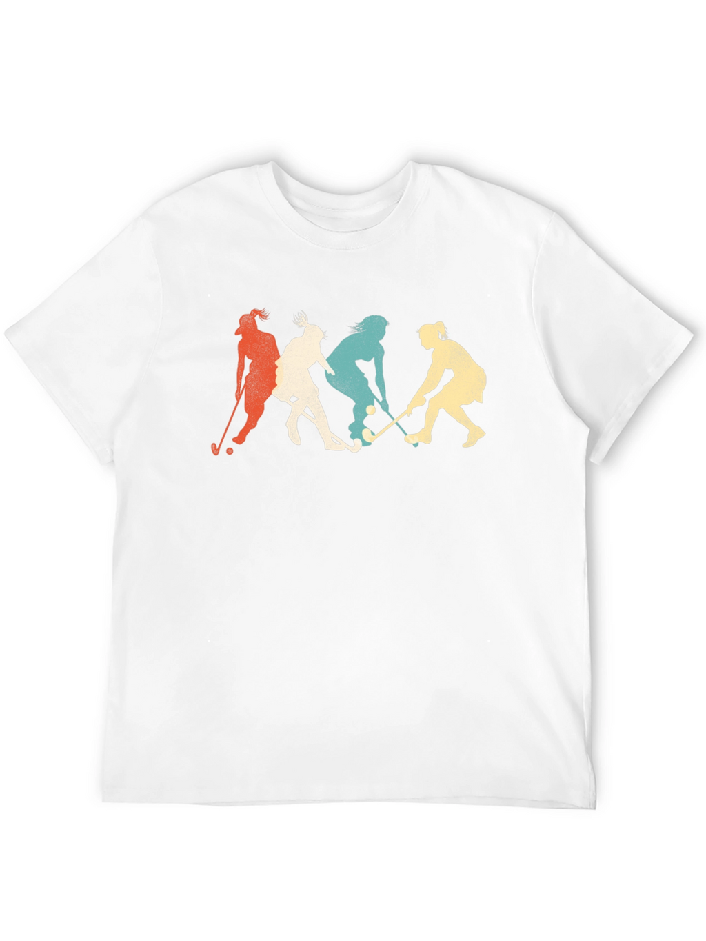 Field Hockey Player Retro T-Shirt