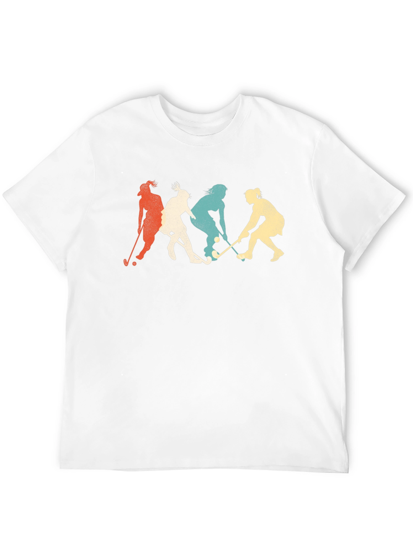 Field Hockey Player Retro T-Shirt