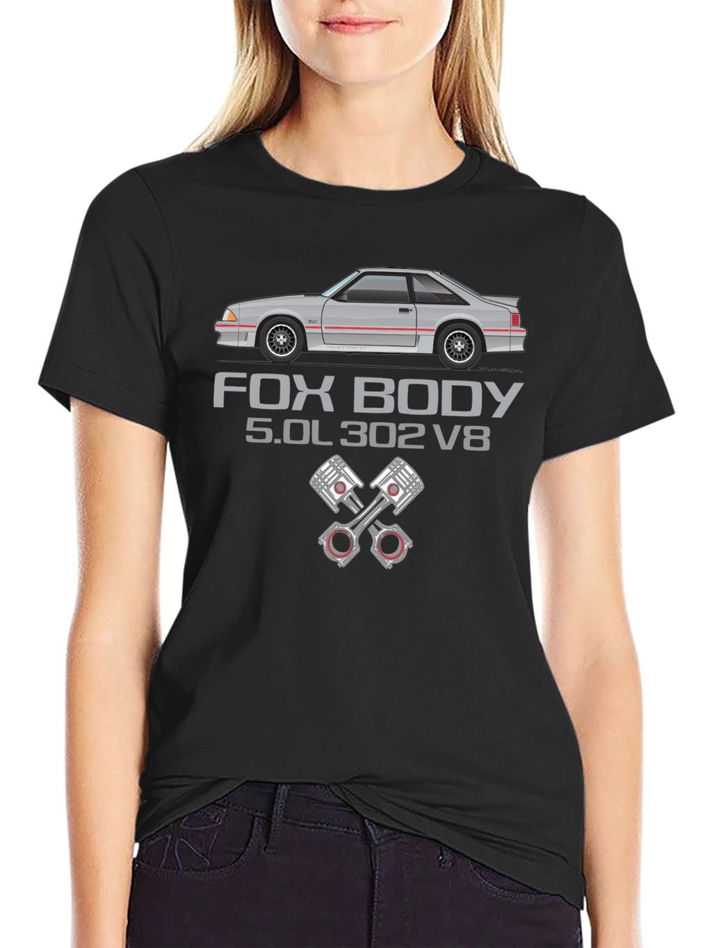 Fox Body 5.0L 302 V8 Graphic T-Shirt