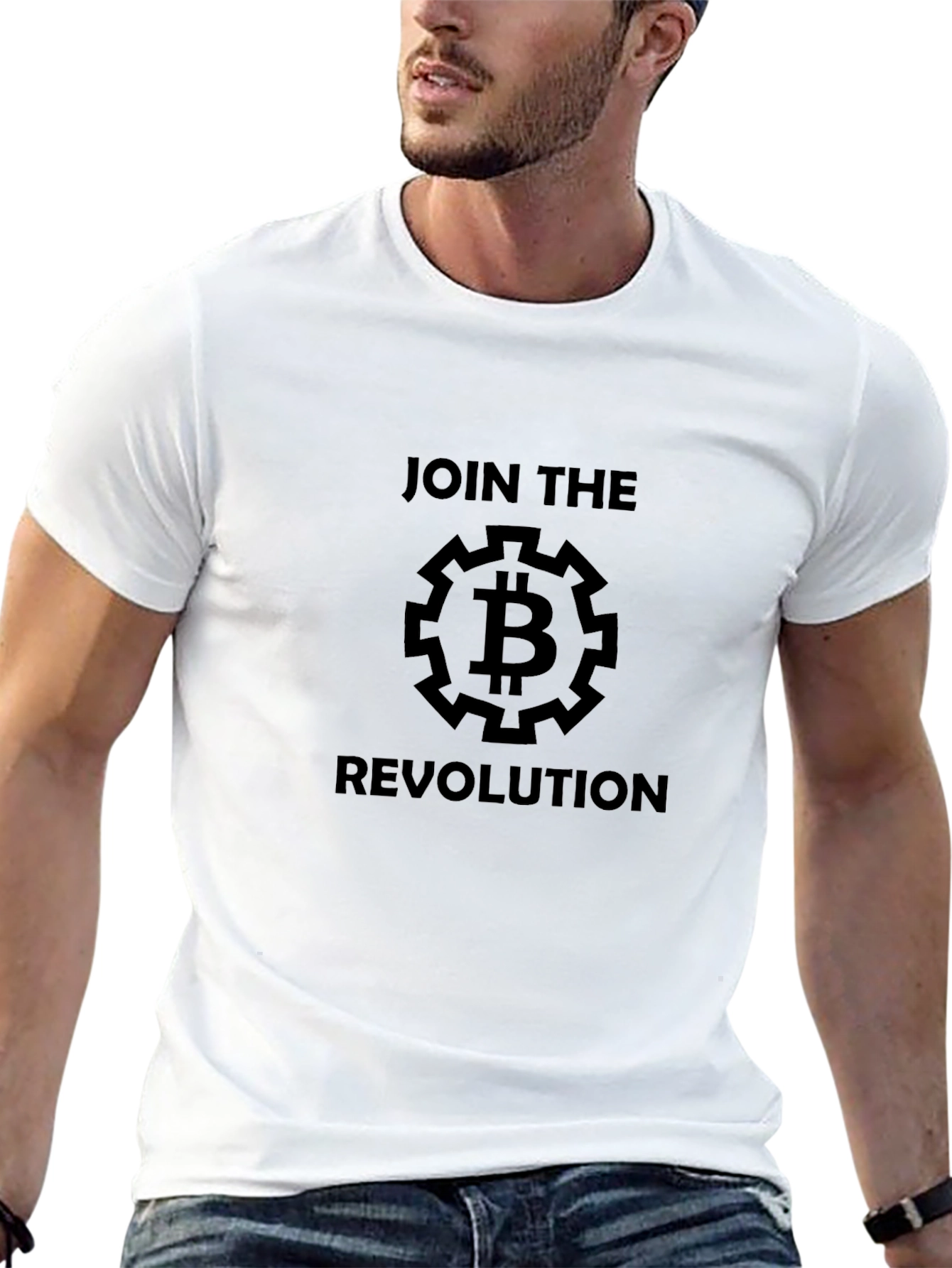 Join the Revolution Bitcoin T-Shirt - Black