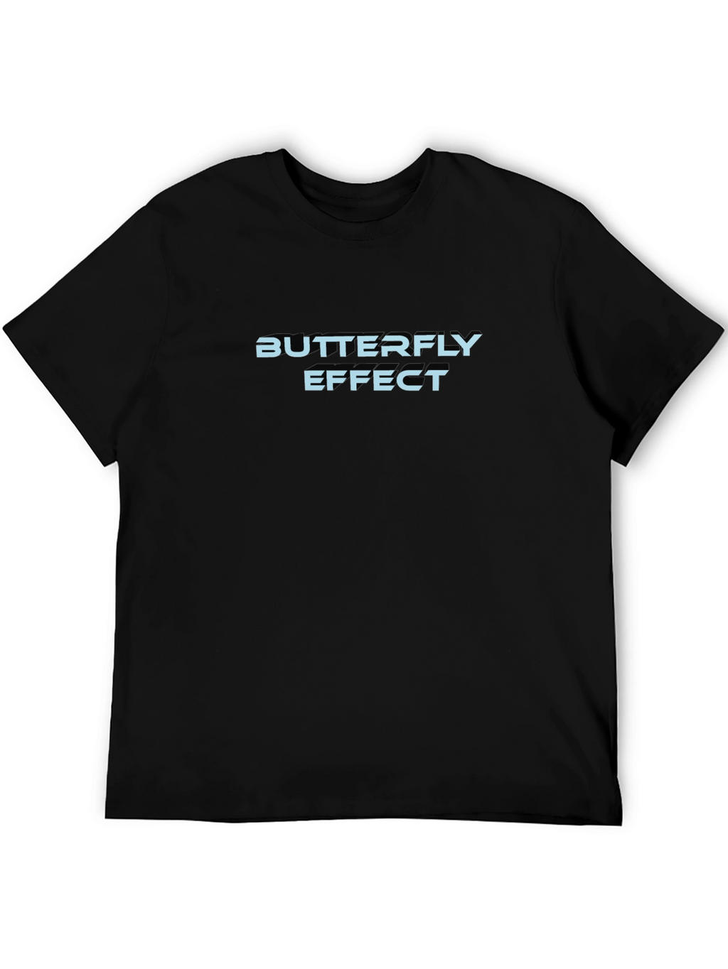 Butterfly Effect Black Graphic Tee - Soft & Stylish