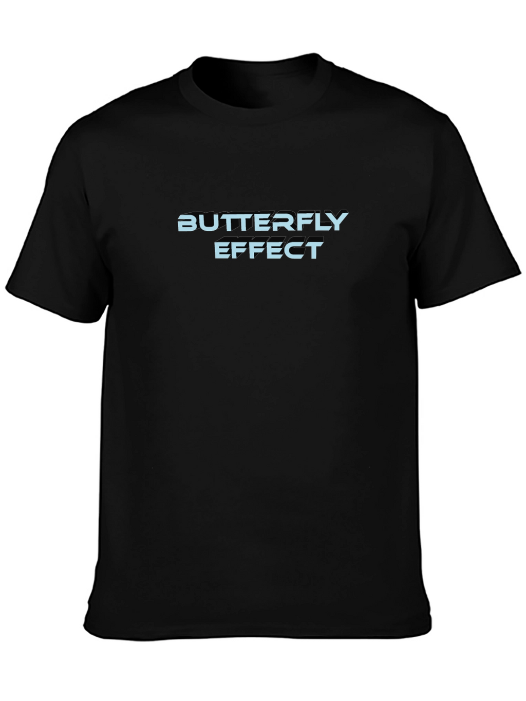 Butterfly Effect Black Graphic Tee - Soft & Stylish