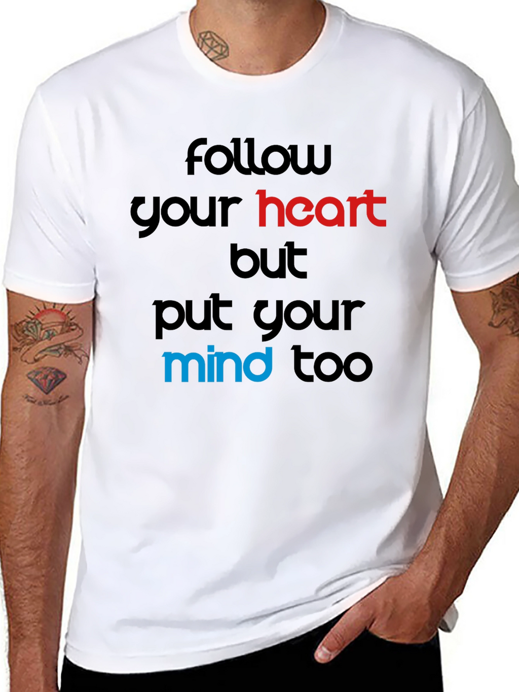 Follow Your Heart T-Shirt - Motivational Graphic Tee