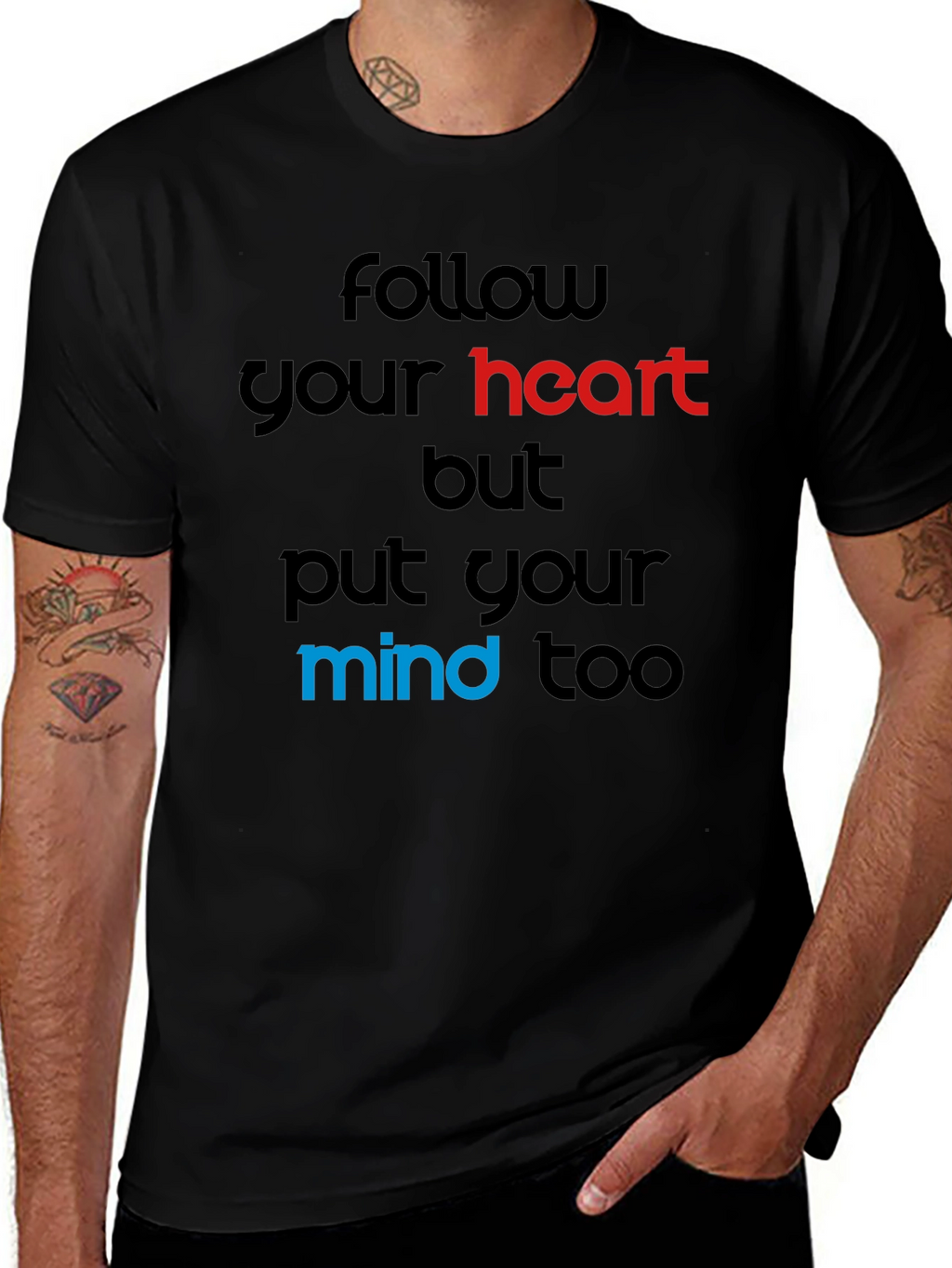 Follow Your Heart T-Shirt - Motivational Graphic Tee