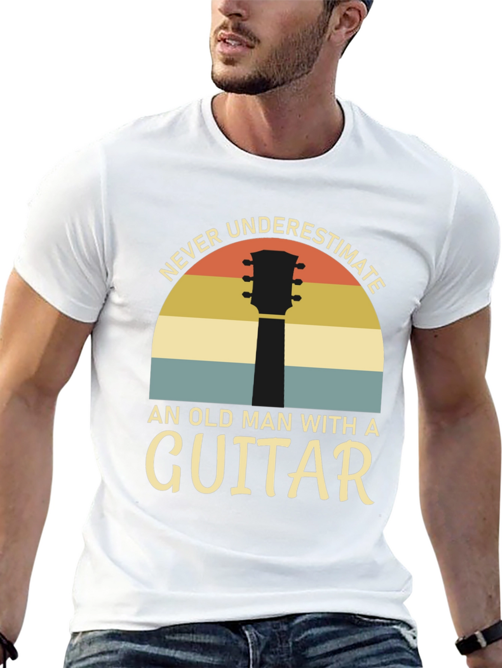 Never Underestimate Guitarist T-Shirt