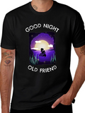 Good Night Old Friend T-Shirt - Mermaid Silhouette