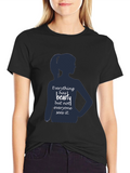 Beauty Silhouette Graphic T-Shirt - Inspirational Design