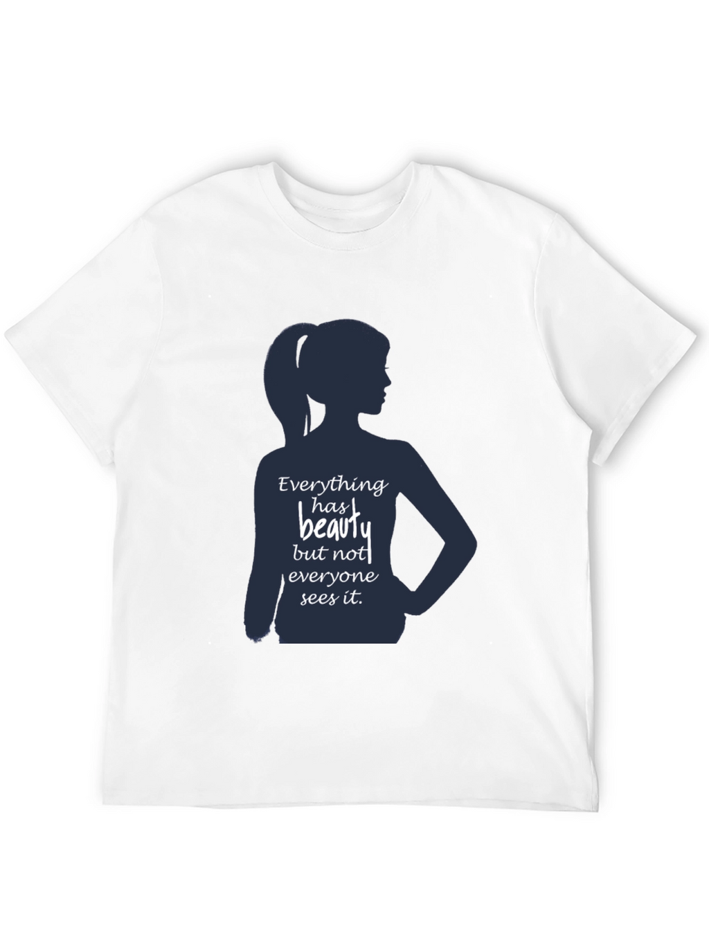 Beauty Silhouette Graphic T-Shirt - Inspirational Design