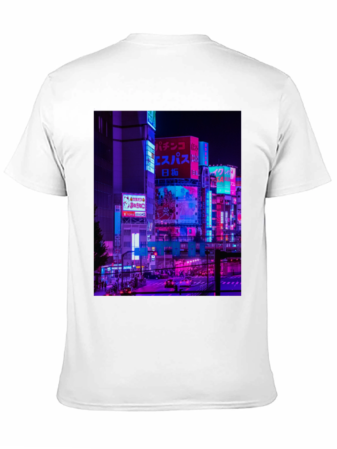 Cyberpunk Tokyo Cityscape Graphic Tee