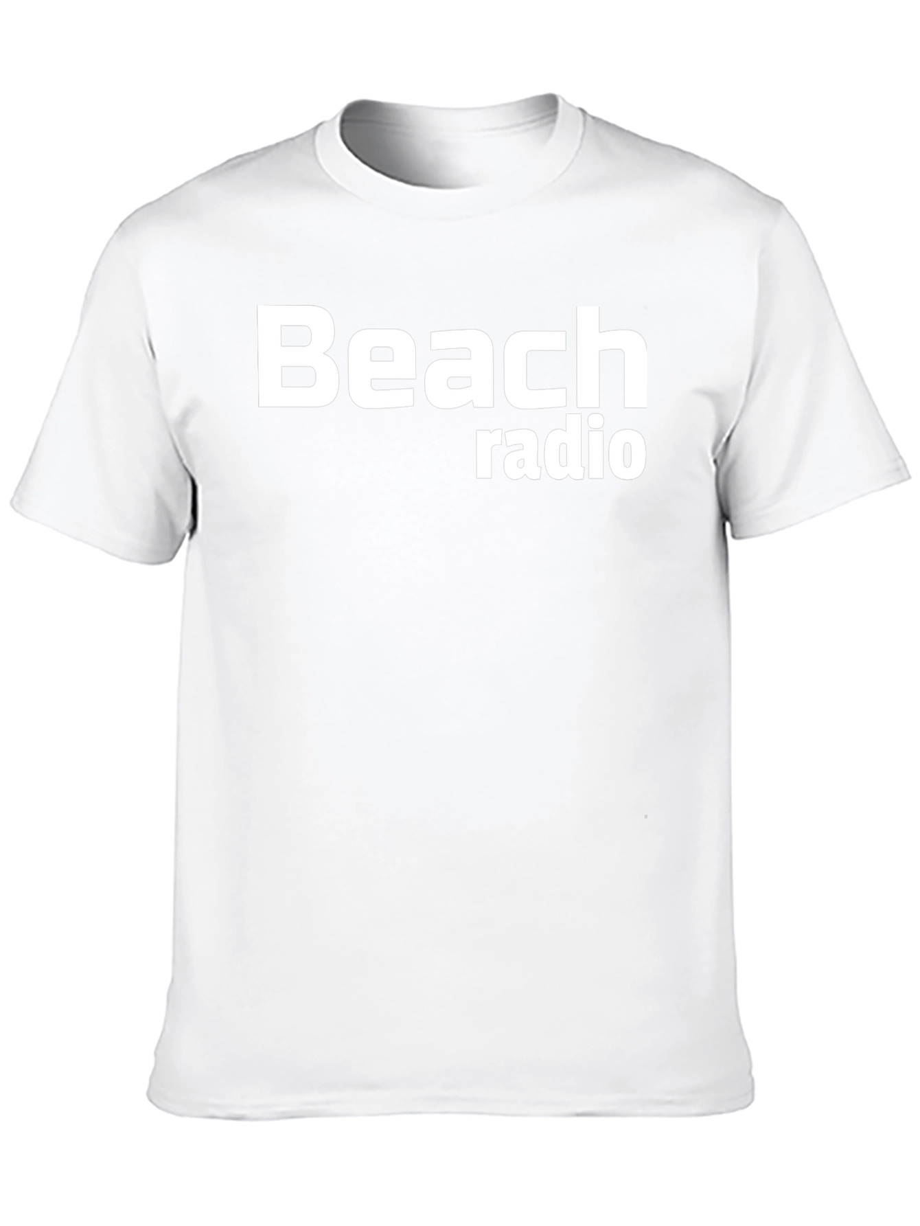 Beach Radio Graphic Tee - Casual Style