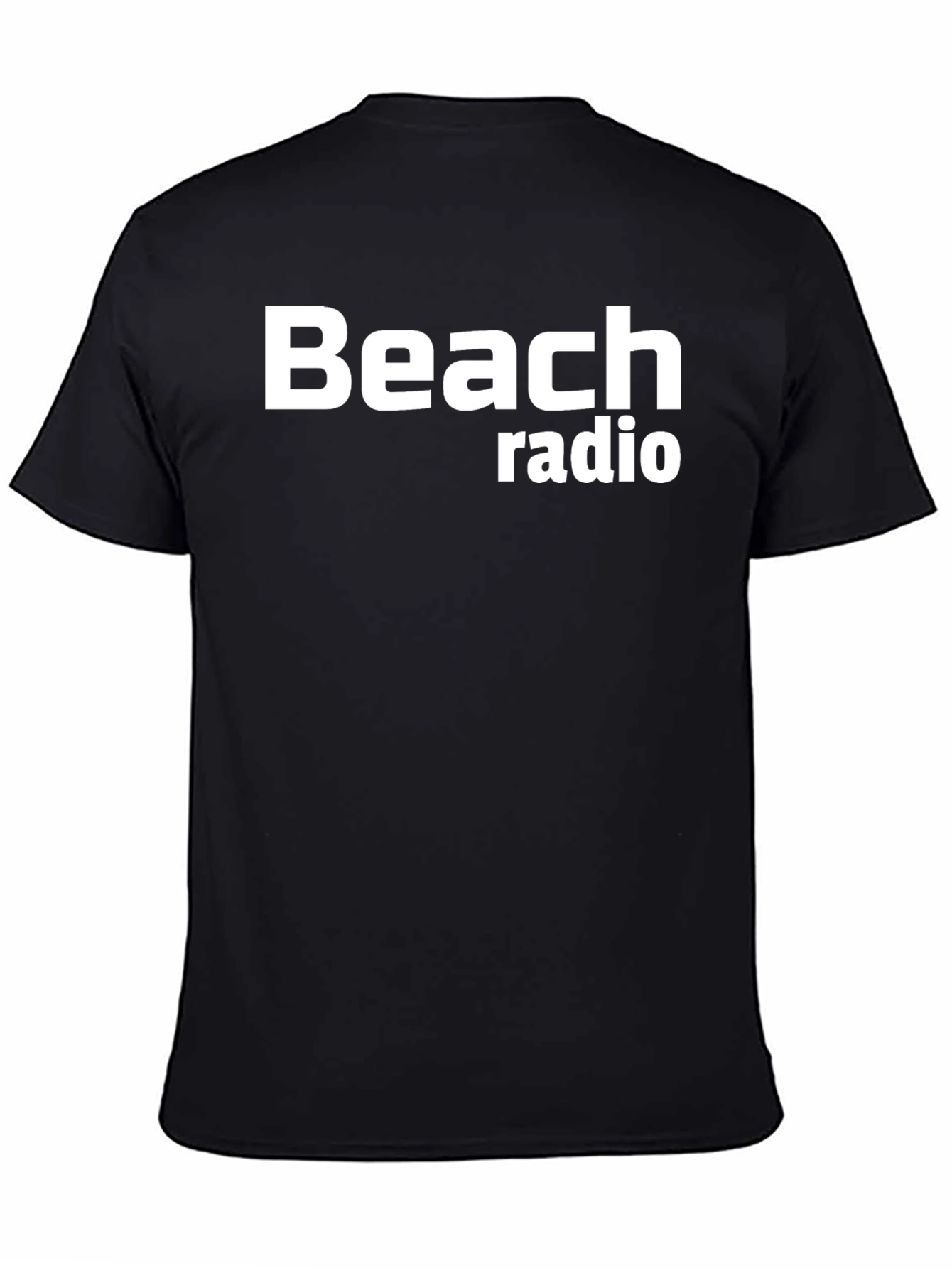 Beach Radio Graphic Tee - Casual Style