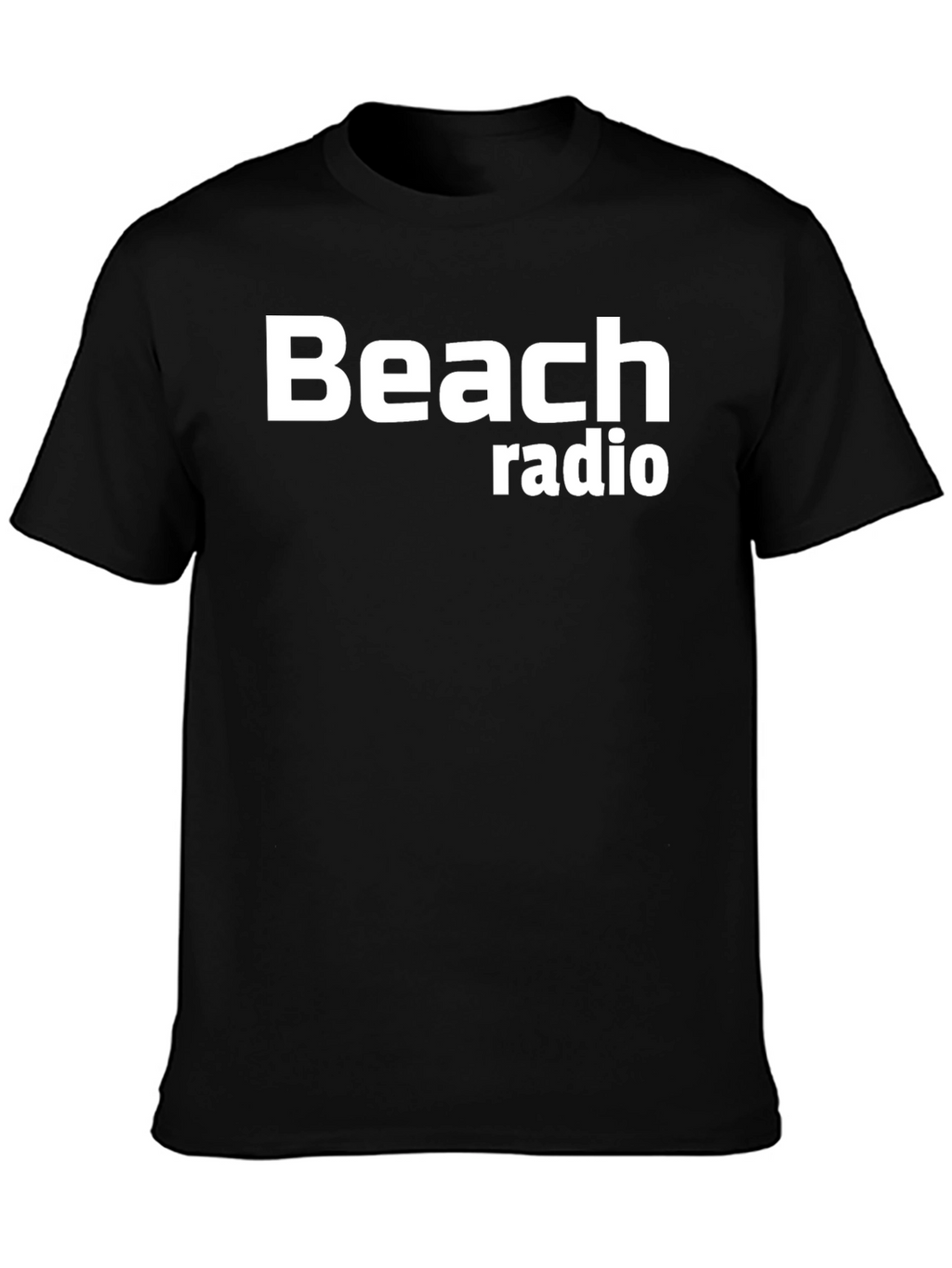 Beach Radio Graphic Tee - Casual Style