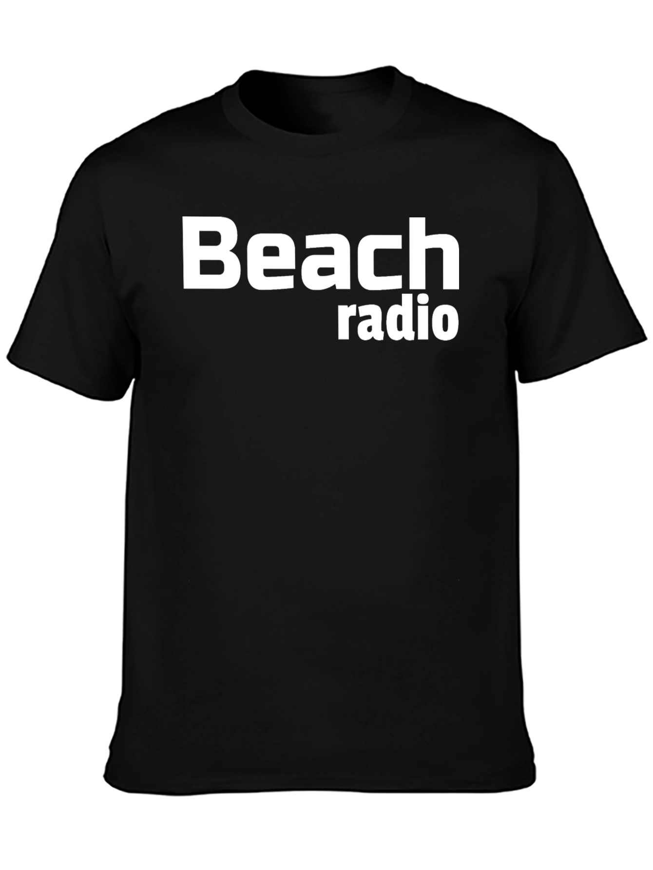 Beach Radio Graphic Tee - Casual Style