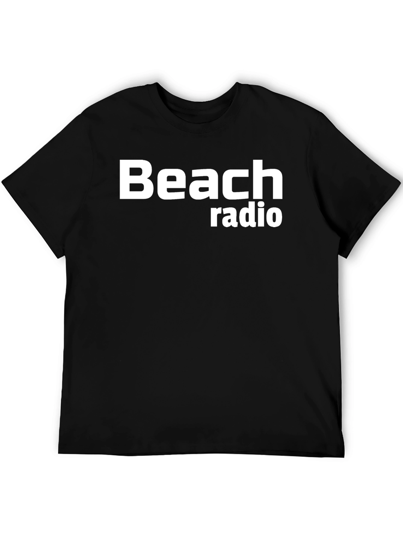 Beach Radio Graphic Tee - Casual Style