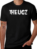 THEUGZ Graphic Tee - Mens Black Cotton T-Shirt