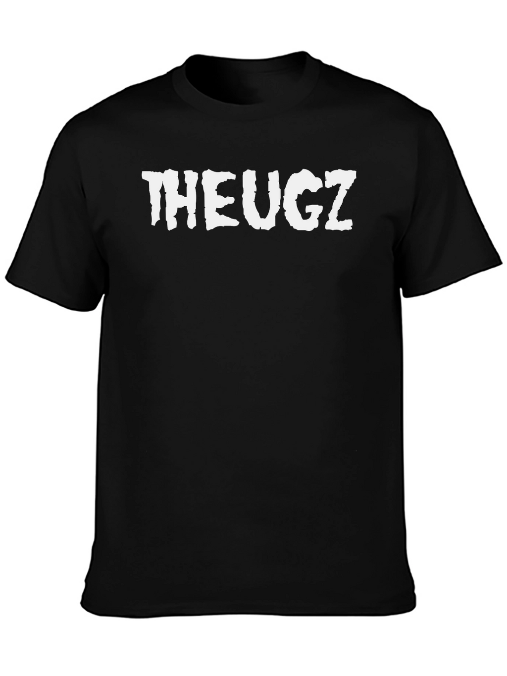 THEUGZ Graphic Tee - Mens Black Cotton T-Shirt