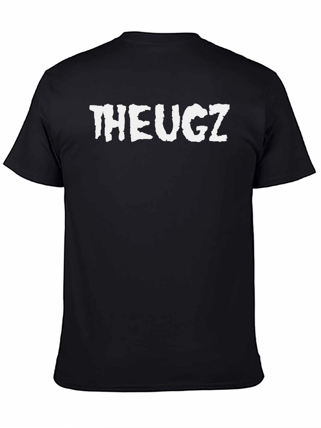 THEUGZ Graphic Tee - Mens Black Cotton T-Shirt