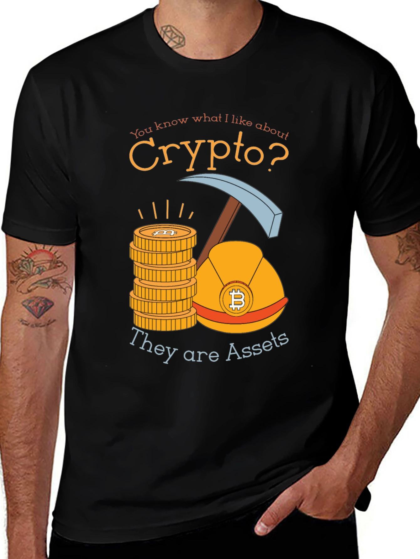 Crypto Assets Graphic T-Shirt