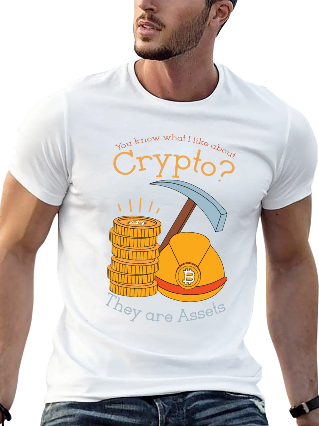 Crypto Assets Graphic T-Shirt