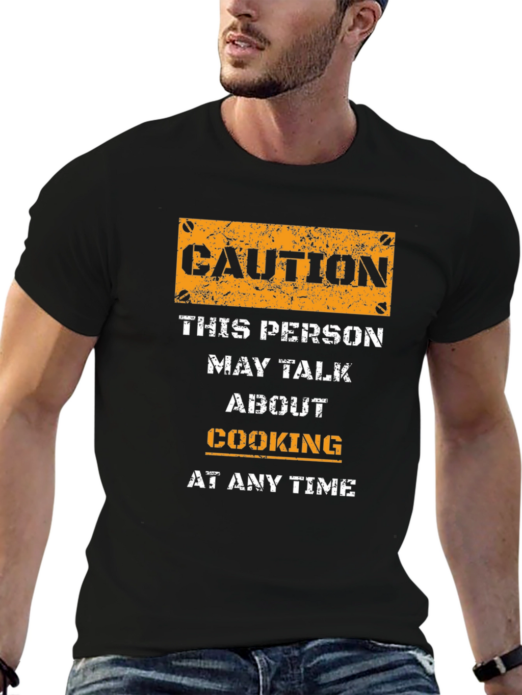 Caution Cooking Talk T-Shirt