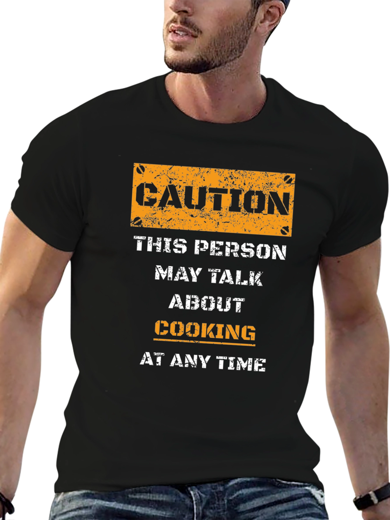 Caution Cooking Talk T-Shirt