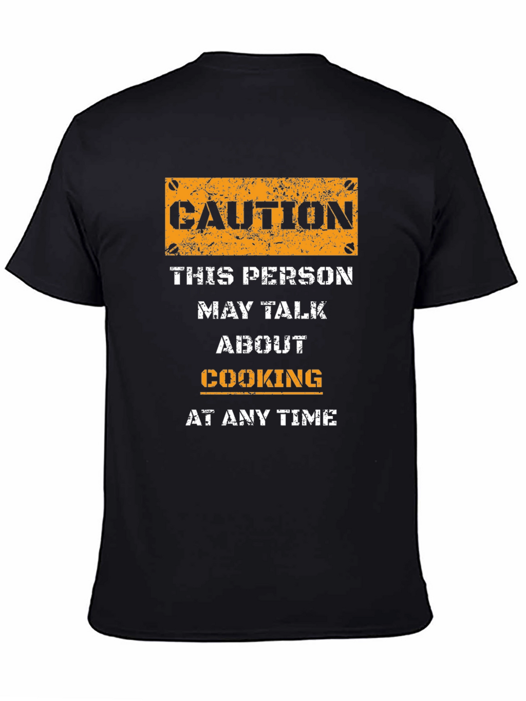 Caution Cooking Talk T-Shirt