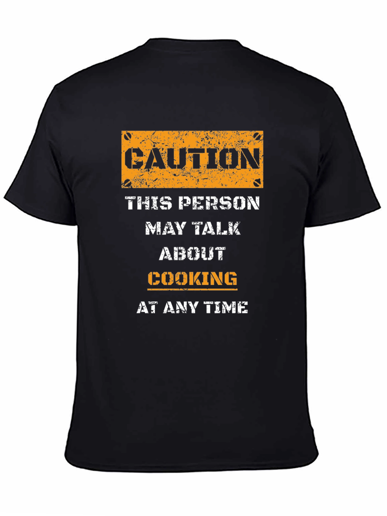 Caution Cooking Talk T-Shirt