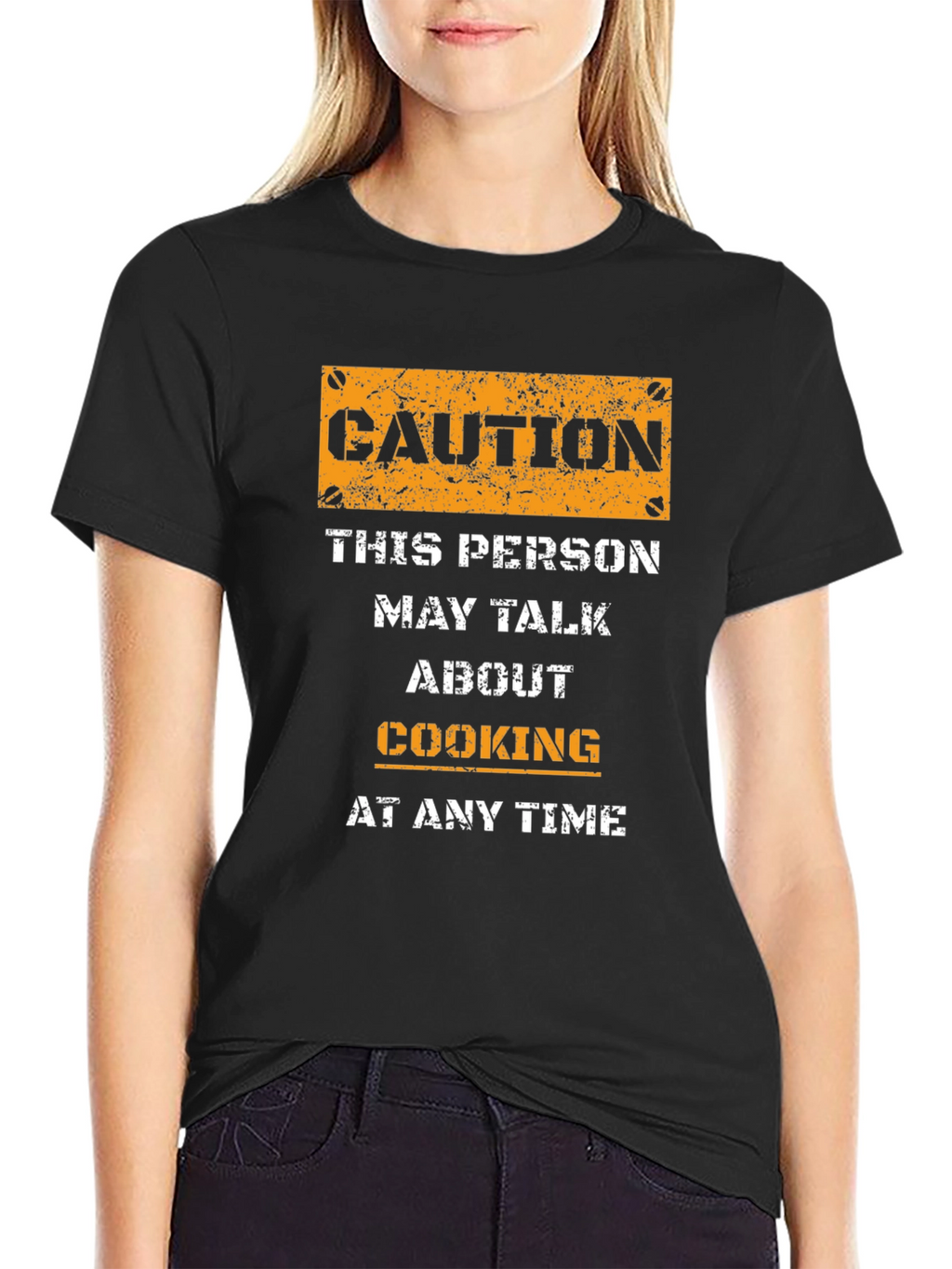 Caution Cooking Talk T-Shirt