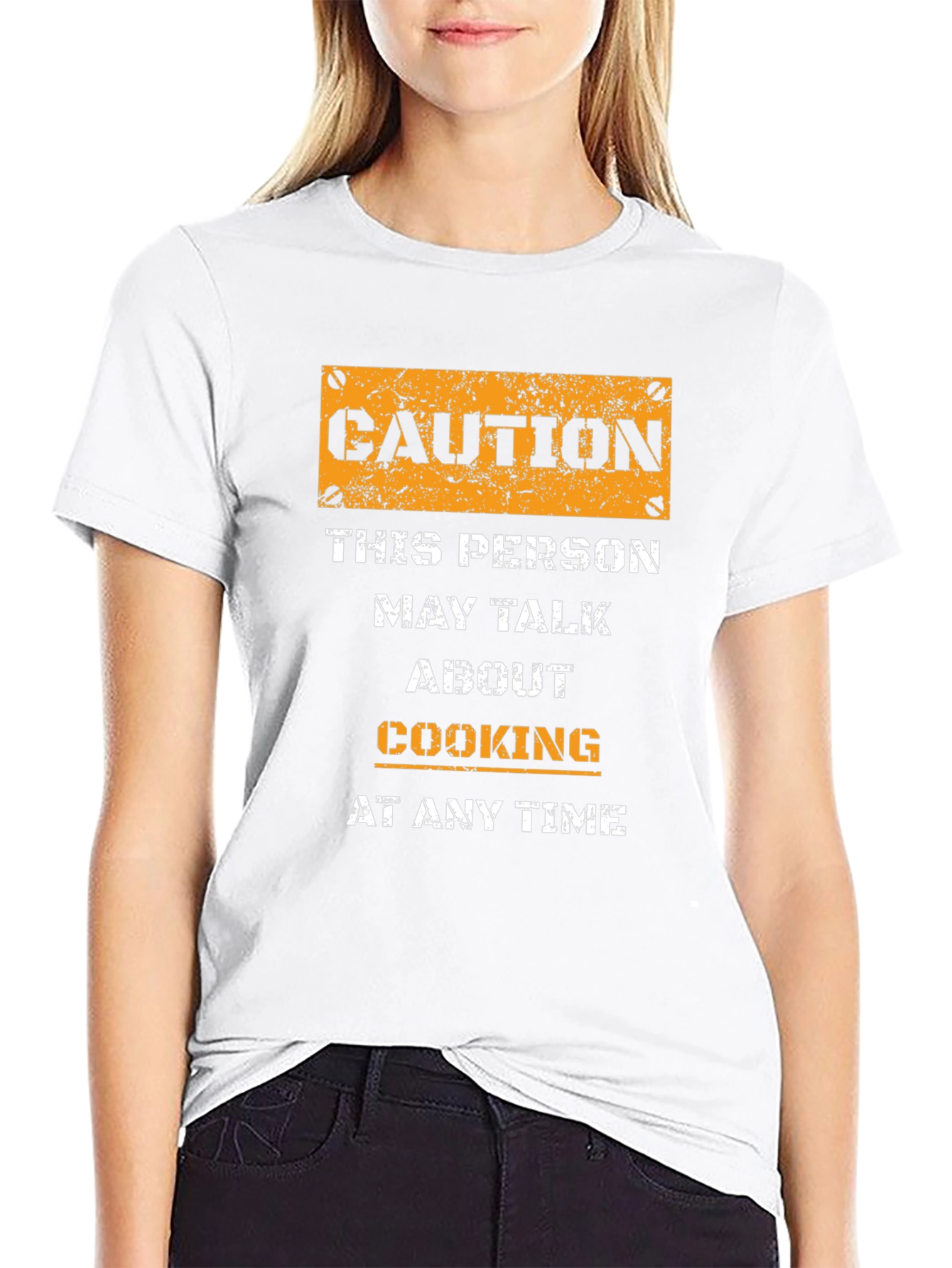 Caution Cooking Talk T-Shirt