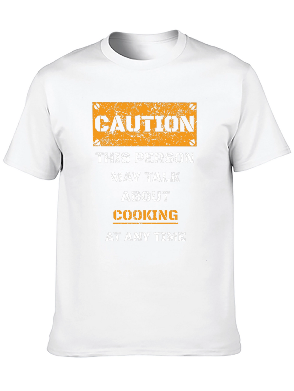Caution Cooking Talk T-Shirt
