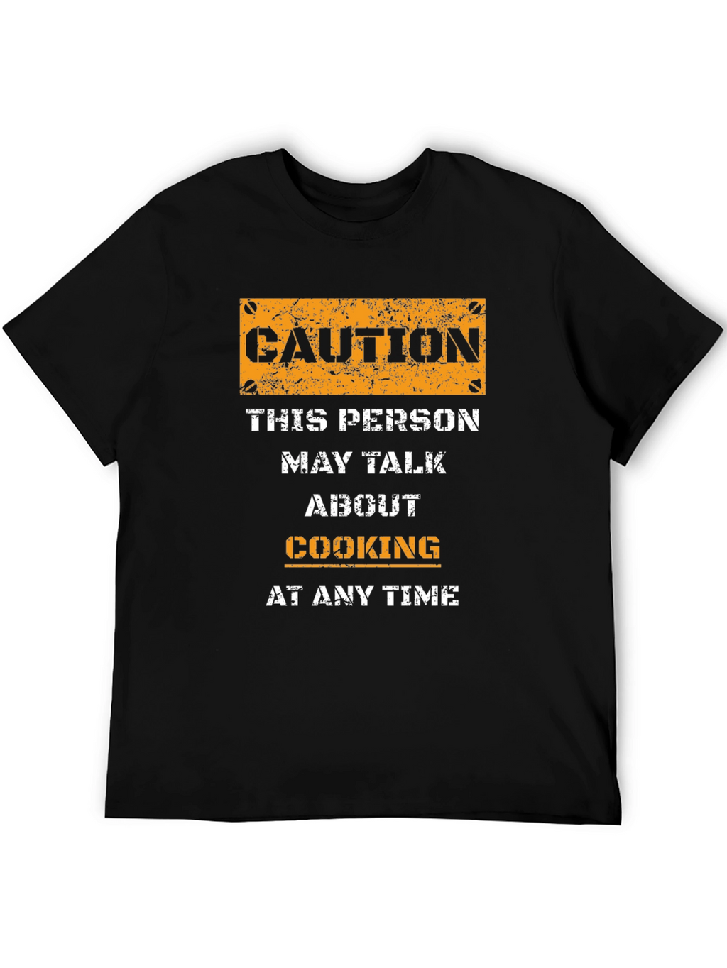 Caution Cooking Talk T-Shirt