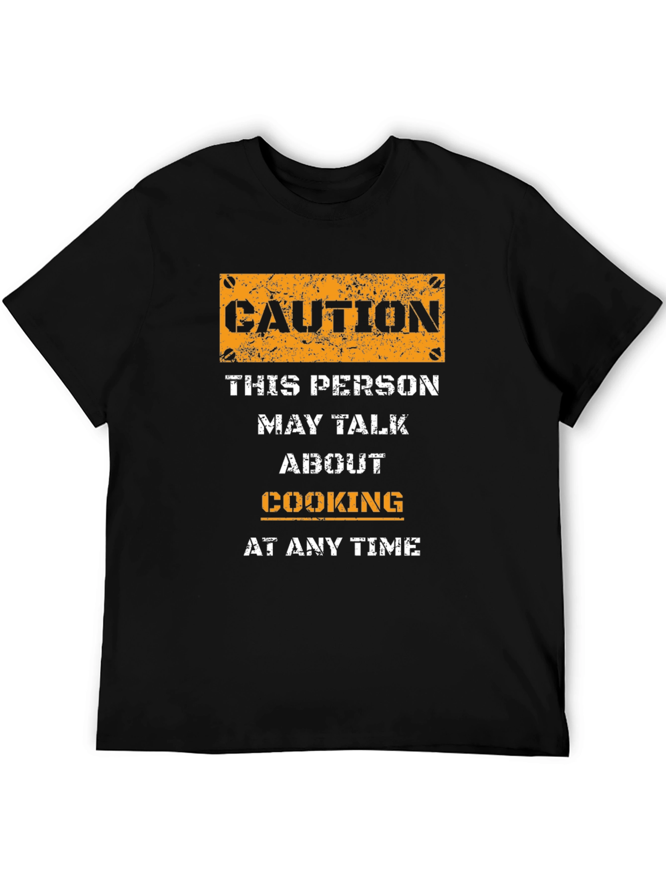 Caution Cooking Talk T-Shirt