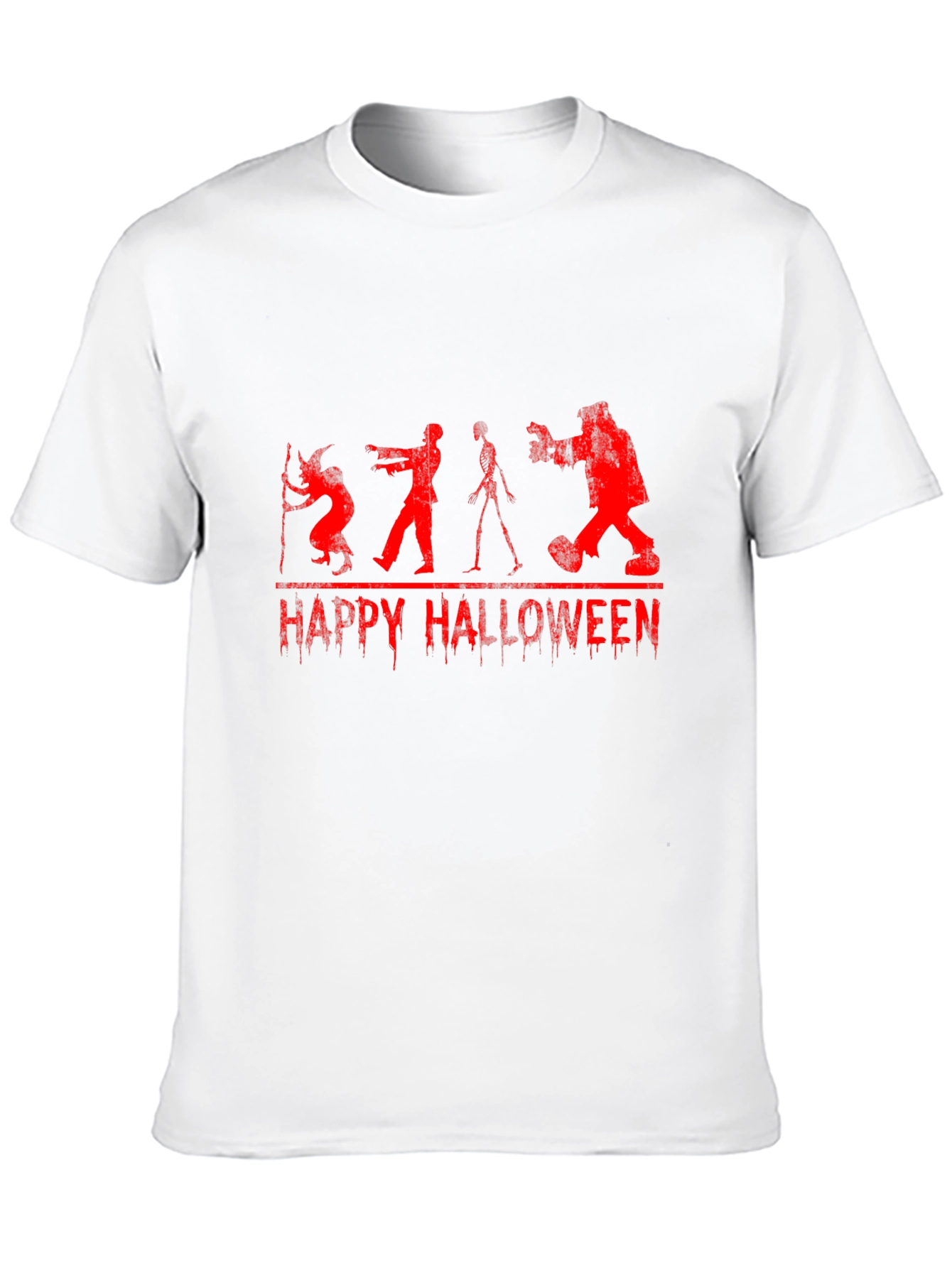 Happy Halloween Zombie Evolution Graphic T-Shirt