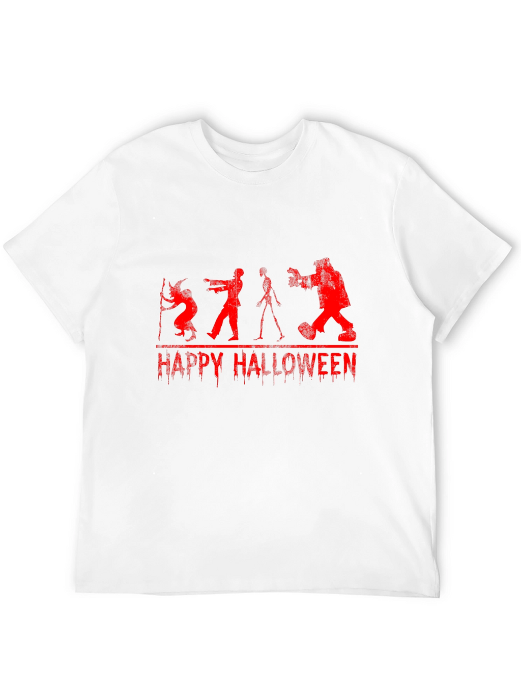 Happy Halloween Zombie Evolution Graphic T-Shirt