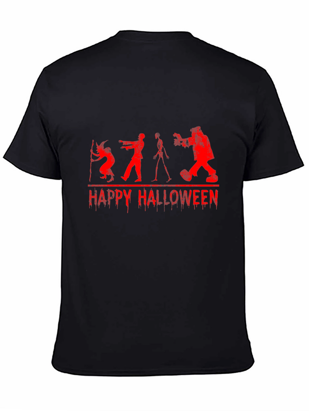 Happy Halloween Zombie Evolution Graphic T-Shirt