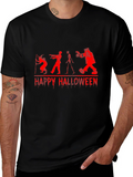 Happy Halloween Zombie Evolution Graphic T-Shirt