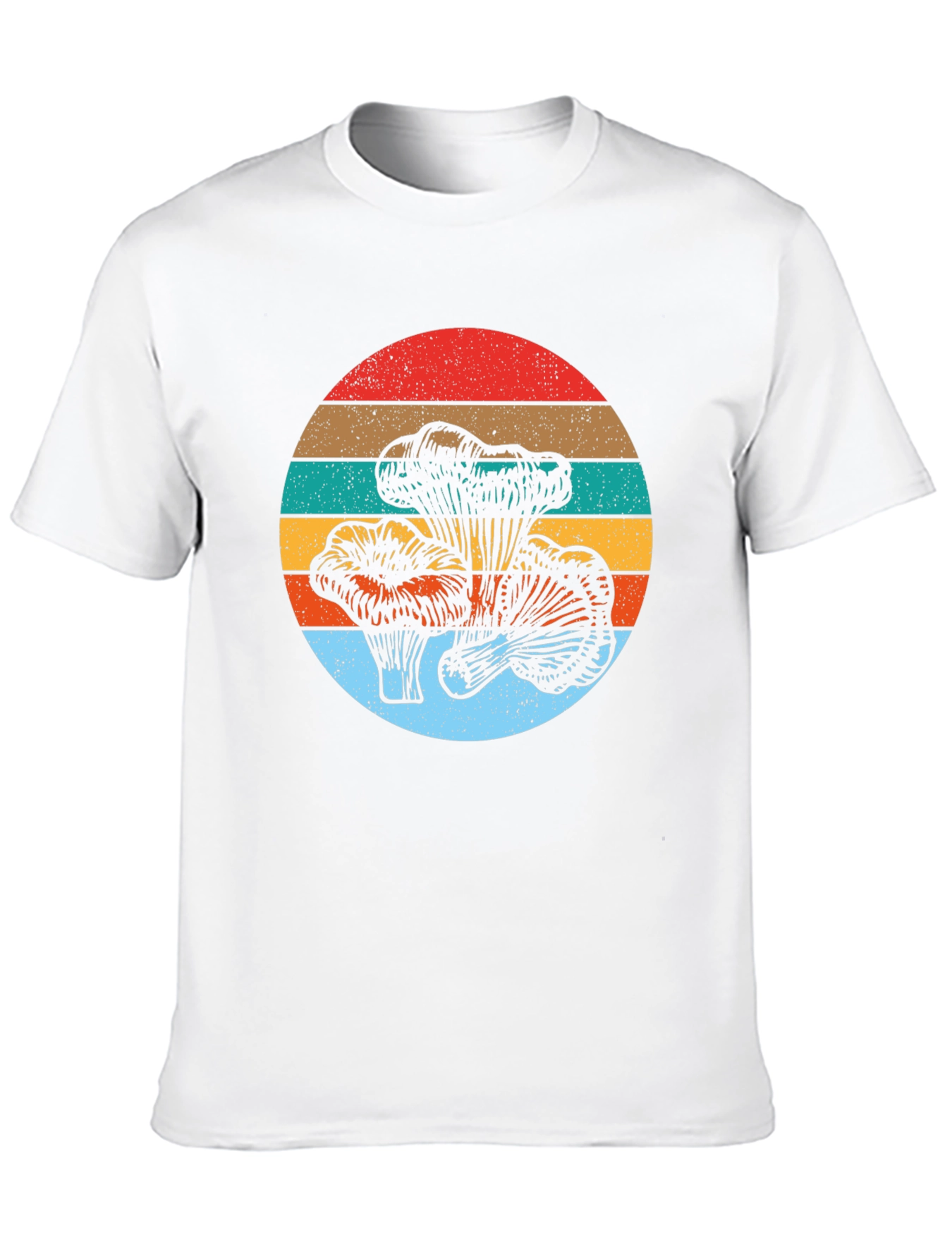 Retro Mushroom Graphic Tee - Stylish Unisex Shirt