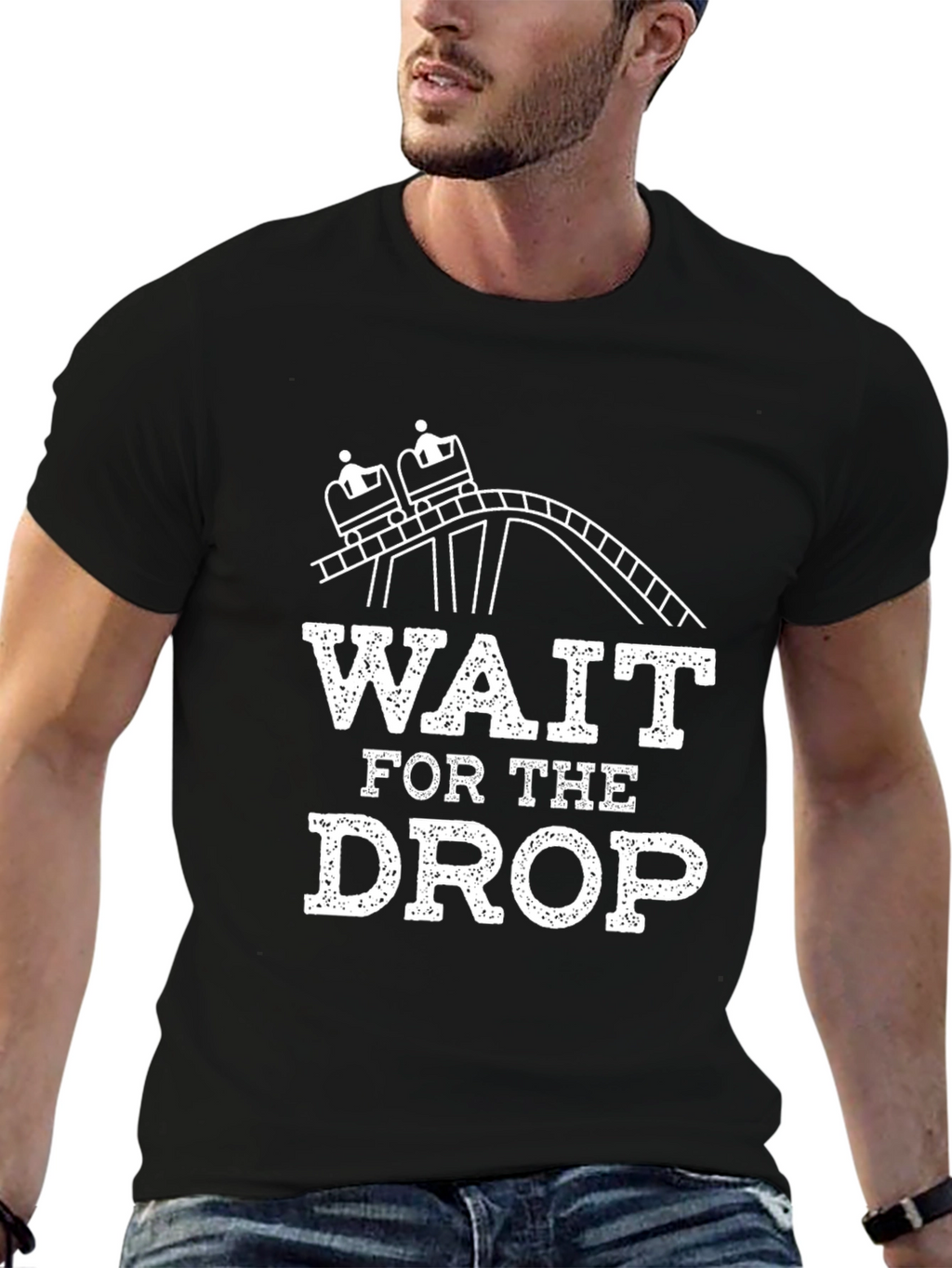 Wait for the Drop Roller Coaster Graphic T-Shirt