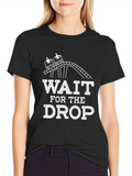 Wait for the Drop Roller Coaster Graphic T-Shirt