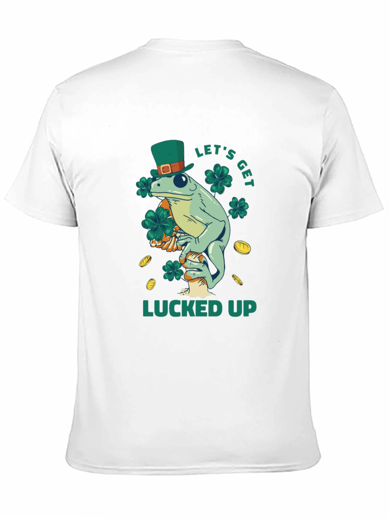 St. Patricks Day Frog T-Shirt - Lucked Up Tee