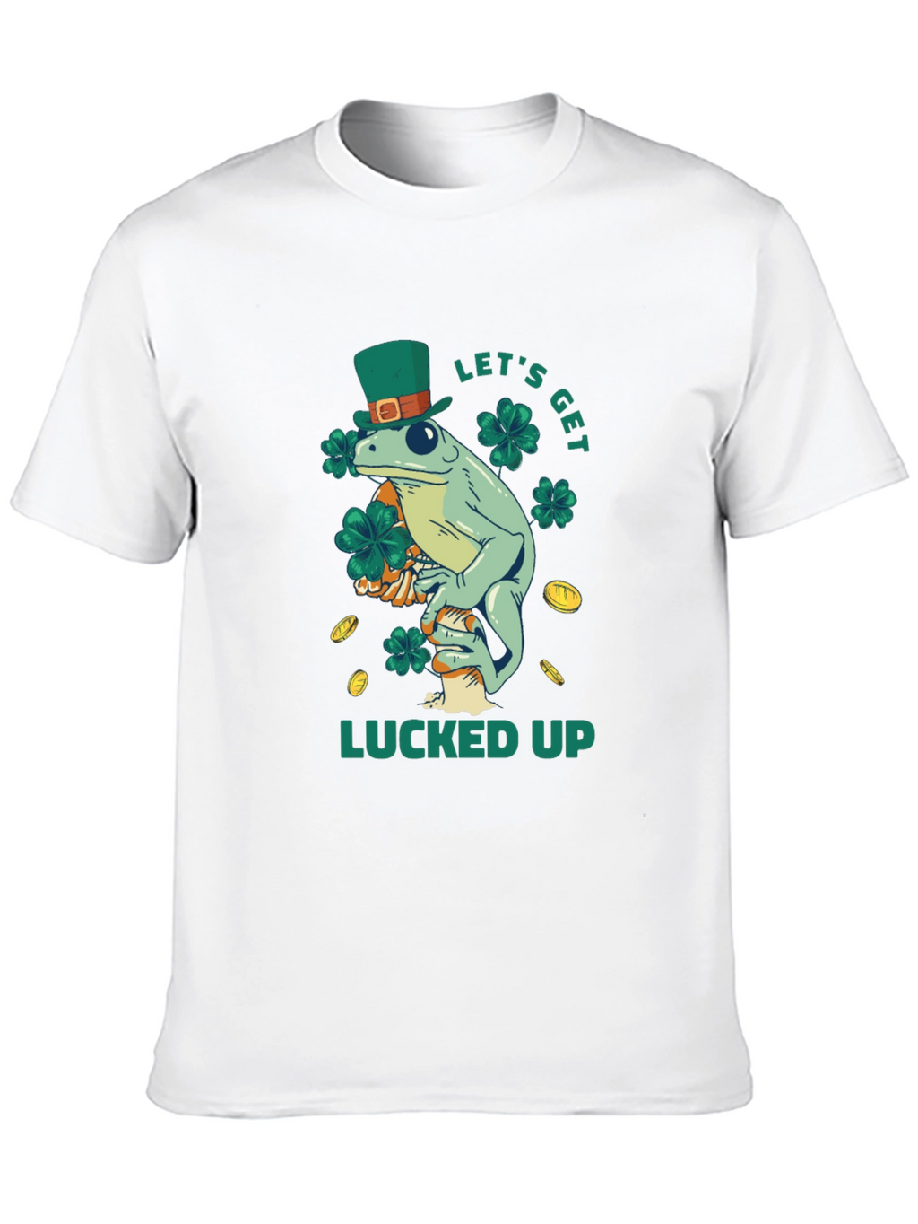 St. Patricks Day Frog T-Shirt - Lucked Up Tee